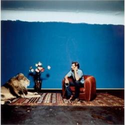 KENNETH MCGOWAN (1940-1986) LION AND TRAINER CIBACHROME 14 X 14 IN. (35.6 X 35.6 CM) EXECUTED IN ...