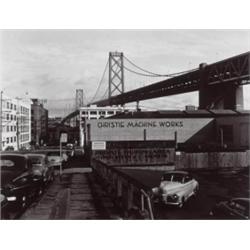 HERB QUICK (B. 1925) OAKLAND BAY BRIDGE GELATIN SILVER PRINT 133/4 X 173/4 IN. (34.9 X 45 CM) EXE...