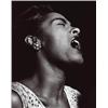Image 1 : WILLIAM GOTTLIEB (B. 1917) BILLIE HOLIDAY SIGNED AND TITLED ON VERSO GELATIN SILVER PRINT 14 X 11...