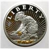 Image 1 : 1 OZ silver round with nuggets