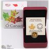 Image 1 : RCM 2014 $5 PURE GOLD COIN-O CANADA- CANADA