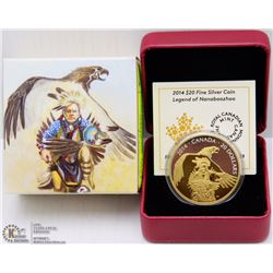 RCM 2014 $20 FINE SILVER COIN-A CANADIAN
