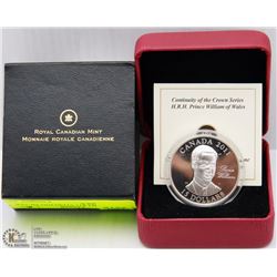 RCM 2011 $15 STERLING SILVER -H.R.H. PRINCE
