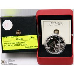 RCM 2008 BRILLIANT UNCIRCULATED DOLLAR