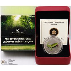 RCM 2014 25-CENT COLOURED COIN-TIKTAALIK