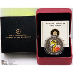 RCM 2012 25-CENT COLOURED COIN-EVENING