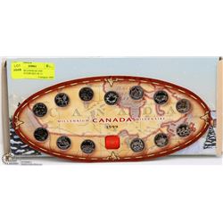 RCM MILLENNIUM 1999 QUARTERS COIN SET OF 13