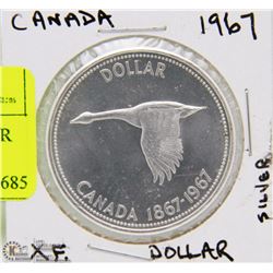 CANADA 1867-1967 SILVER DOLLAR GOOSE