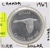 Image 1 : CANADA 1867-1967 SILVER DOLLAR GOOSE