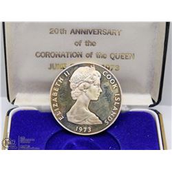 1973 COOK $2 PROOF COIN WITH COA