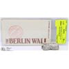 Image 1 : PIECE OF THE BERLIN WALL W/ DECLARATION OF ORIGIN