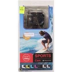 NEW 1080P SPORTS ACTION CAM WITH MOUNTS