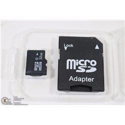 NEW 32GB MICRO SD CARD WITH ADAPTOR