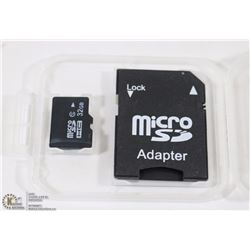 NEW 32GB MICRO SD CARD WITH ADAPTOR