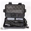 Image 1 : NEW TACTICAL FLASHLIGHT SET IN HARD CARRY CASE