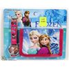 Image 1 : NEW FROZEN KIDS WALLET AND WATCH SET