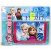 Image 1 : NEW FROZEN KIDS WALLET AND WATCH SET