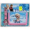 Image 1 : NEW FROZEN KIDS WALLET AND WATCH SET