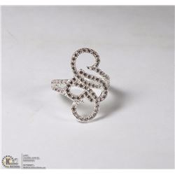 NEW CZ INFINITE ROMANCE RING SIZE 6