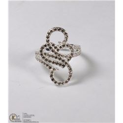 NEW CZ INFINITE ROMANCE RING SIZE 6