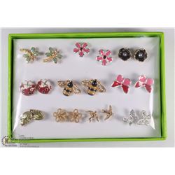 NEW SPRING IS IN THE AIR 10 PAIR EARRINGS