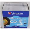 Image 1 : BOX OF 10 MAXELL CD-RW