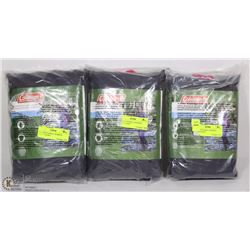 LOT OF 3 COLEMAN WOMEN'S SMALL/MED NYLON JACKETS