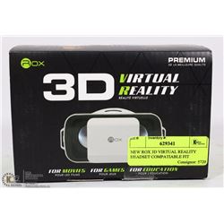 NEW ROX 3D VIRTUAL REALITY HEADSET COMPATIBLE FIT