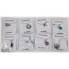 Image 1 : LOT OF EIGHT FASHION NECKLACES WITH PENDANTS