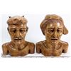 Image 1 : CARVED WOOD ELDERLY COUPLE