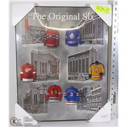 #31- THE ORIGINAL 6 NHL POSTER