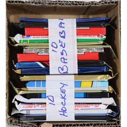 2 PACKS OF 10 UNOPENED PACKS FOR 1990S 1 HOCKEY &