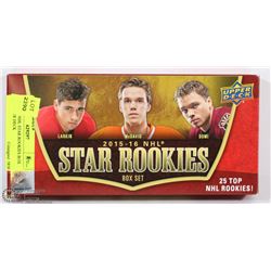 2015-2016 NHL STAR ROOKIES BOX SET UPPER DECK