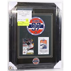 CONNOR MCDAVID PRE NHL CARD "SEPTIA VERSION"