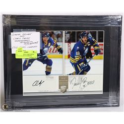 DANIEL BRIERE & CHRIS DRURY GUARANTEED AUTHENTIC