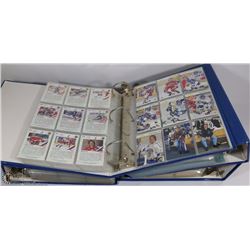 4 BINDERS OF UPPER DECK & PINNACLE 1990-93 ASST