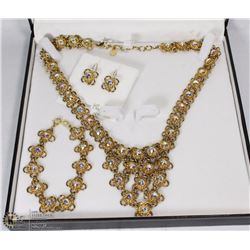 FIFTH AVENUE COLLECTION GOLD COLOR CZ STONE