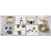 Image 1 : 8 SETS OF ASSORTED COSTUME JEWELRY INCL GARNET