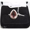 Image 1 : #28 PINK AMETHYST GEMSTONE RING