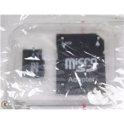 NEW 32 GB MICRO SD CARD WITH ADAPTOR