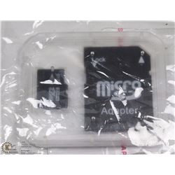 NEW 32 GB MICRO SD CARD WITH ADAPTOR