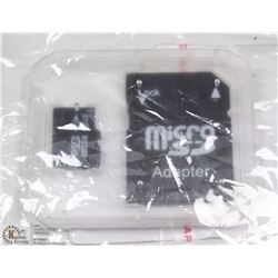 NEW 32 GB MICRO SD CARD WITH ADAPTOR