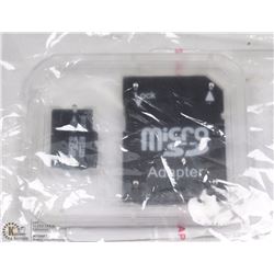 NEW 32 GB MICRO SD CARD WITH ADAPTOR