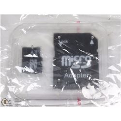 NEW 32 GB MICRO SD CARD WITH ADAPTOR