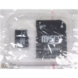 NEW 32 GB MICRO SD CARD WITH ADAPTOR