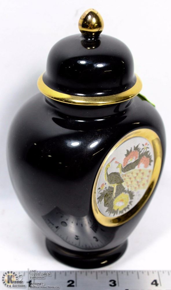 工芸品 CHOKIN ART 24KT The Art of Chokin, 24K Gold Edged Ceramic Jar - Etsy Canada