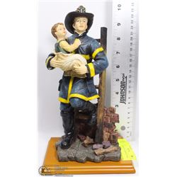 FIREMAN RESCUE BABY 9.5" TALL