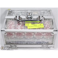 NEW ACRYLIC POKER CASE & CHIPS