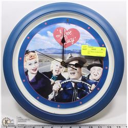 I LOVE LUCY WALL CLOCK PLAY THEM SONG