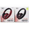 Image 1 : 2 NEW VORTEX STEREO HEADPHONES COLORS